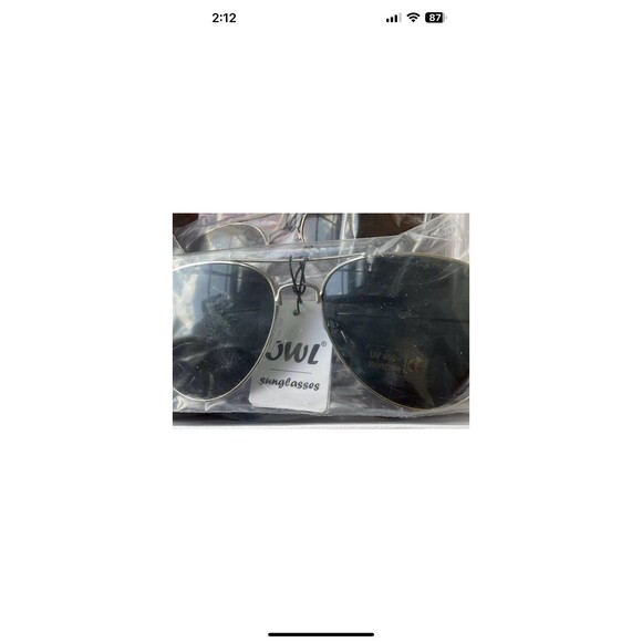 Owl 12 Pairs Classic Aviator Sunglasses Metal Frame Color Lens Variety UV NEW - Picture 5 of 7